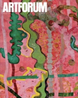 Magazine with abstract art design